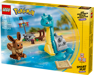 LEGO 72162 Pokémon SMART Play: Eevee and Lapras’s Treasure Hunt