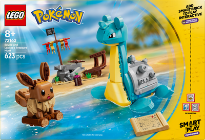 LEGO 72162 Pokémon SMART Play: Eevee and Lapras’s Treasure Hunt