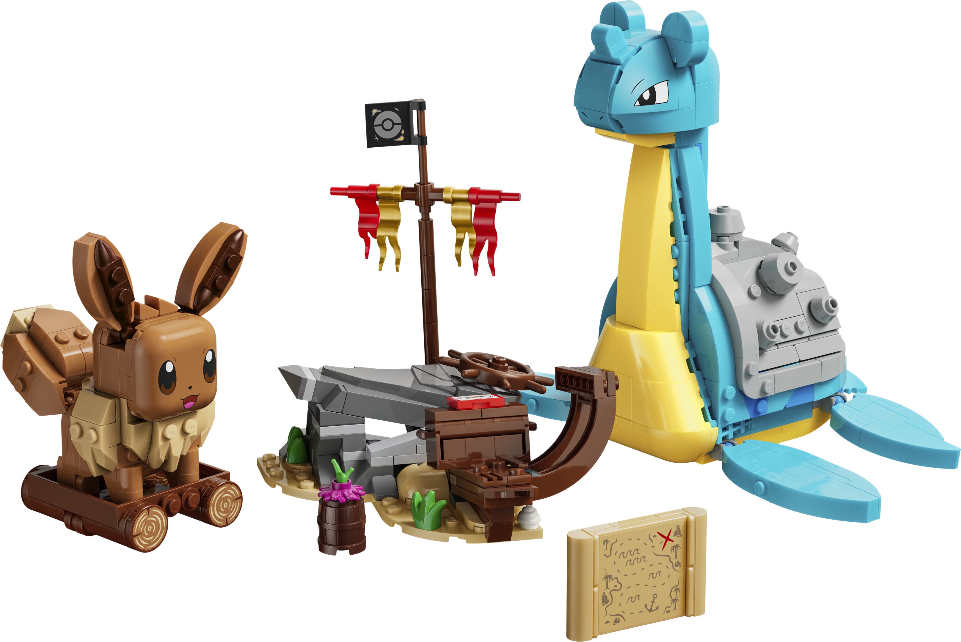 LEGO 72162 Pokémon SMART Play: Eevee and Lapras’s Treasure Hunt