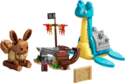 LEGO 72162 Pokémon SMART Play: Eevee and Lapras’s Treasure Hunt