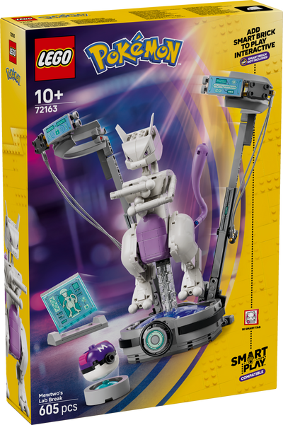 LEGO 72163 Pokémon SMART Play: Mewtwo’s Lab Break Toy