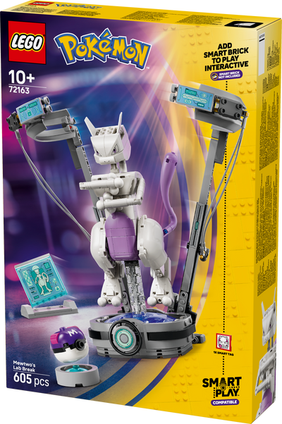 LEGO 72163 Pokémon SMART Play: Mewtwo’s Lab Break Toy