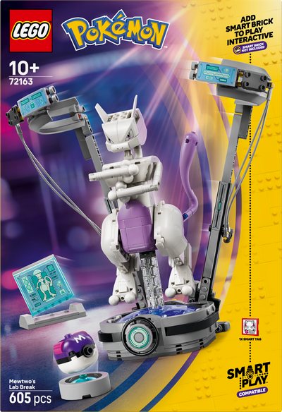 LEGO 72163 Pokémon SMART Play: Mewtwo’s Lab Break Toy