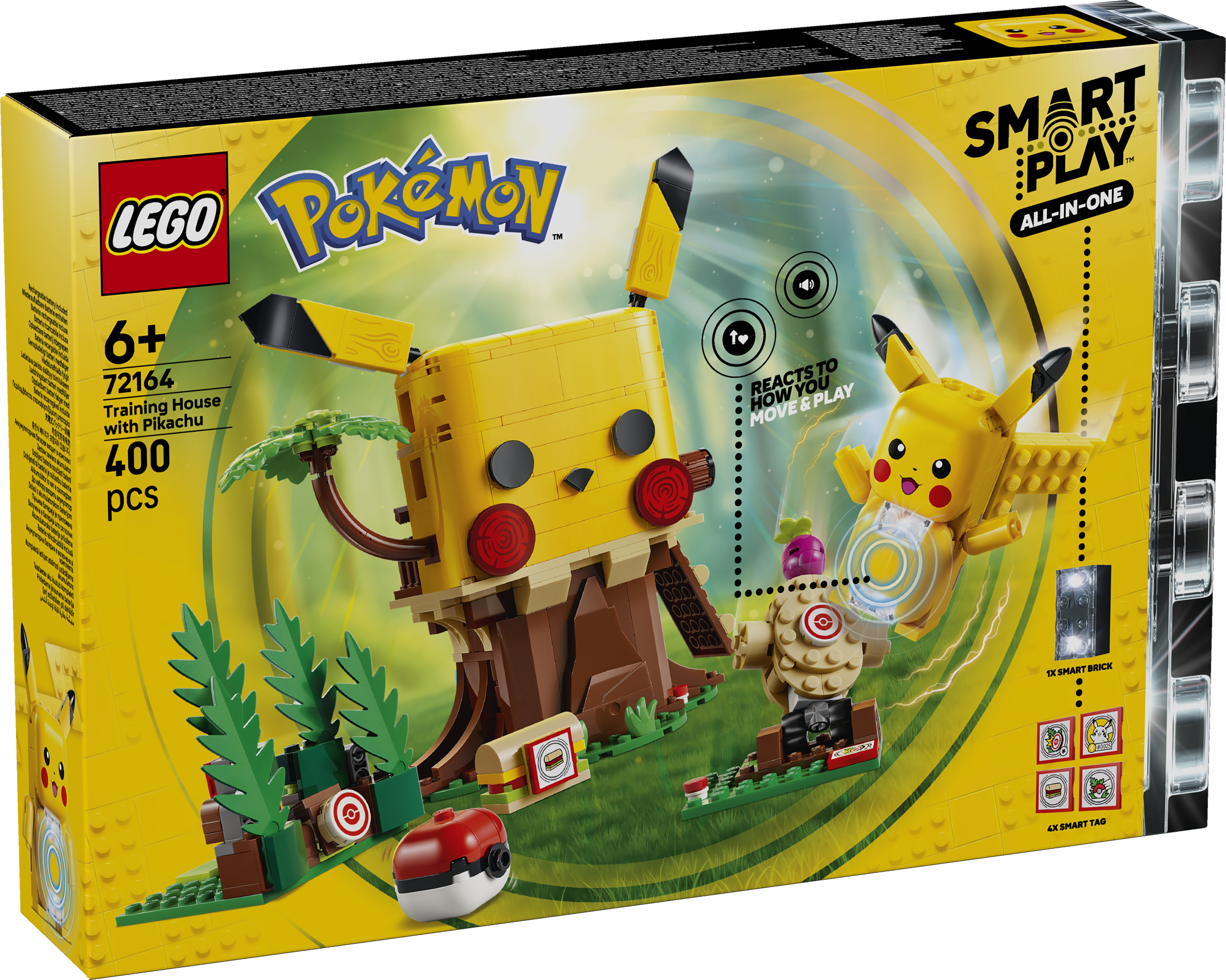 LEGO 72164 Pokémon SMART Play: Training House with Pikachu