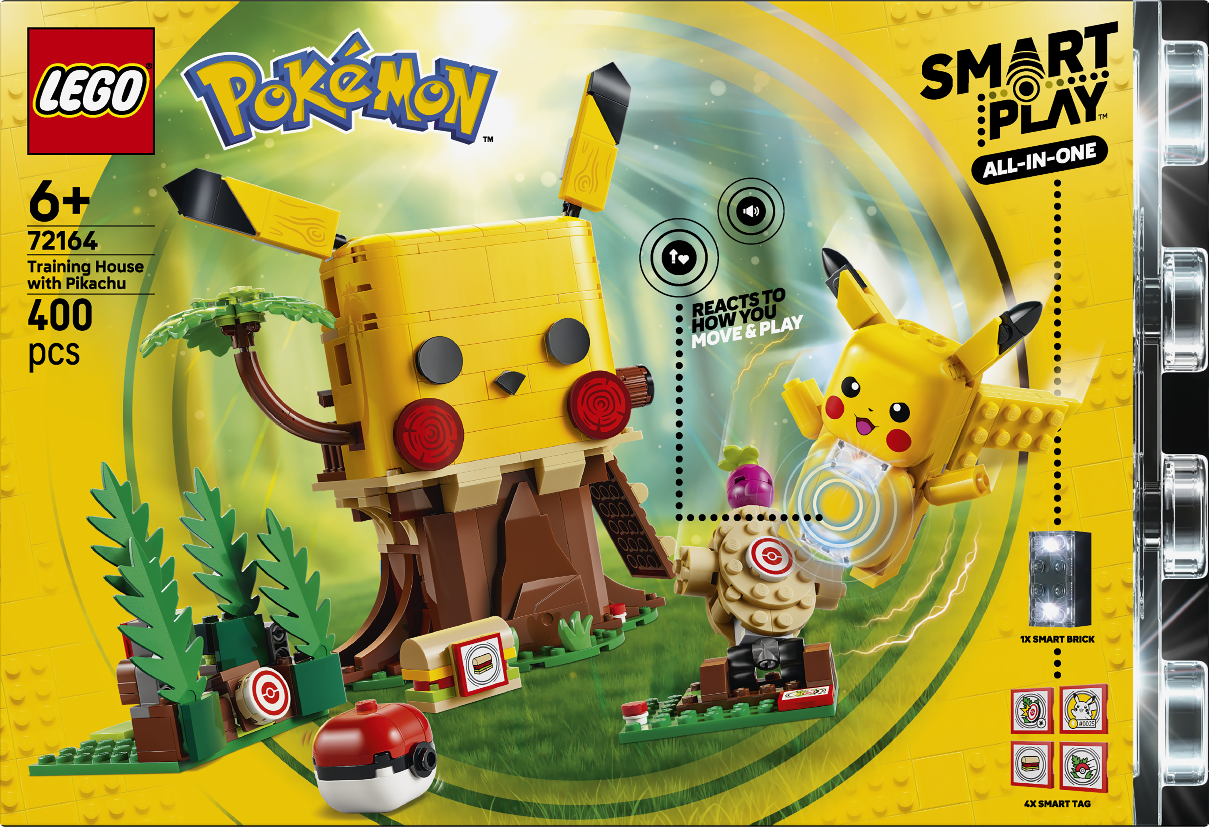 LEGO 72164 Pokémon SMART Play: Training House with Pikachu