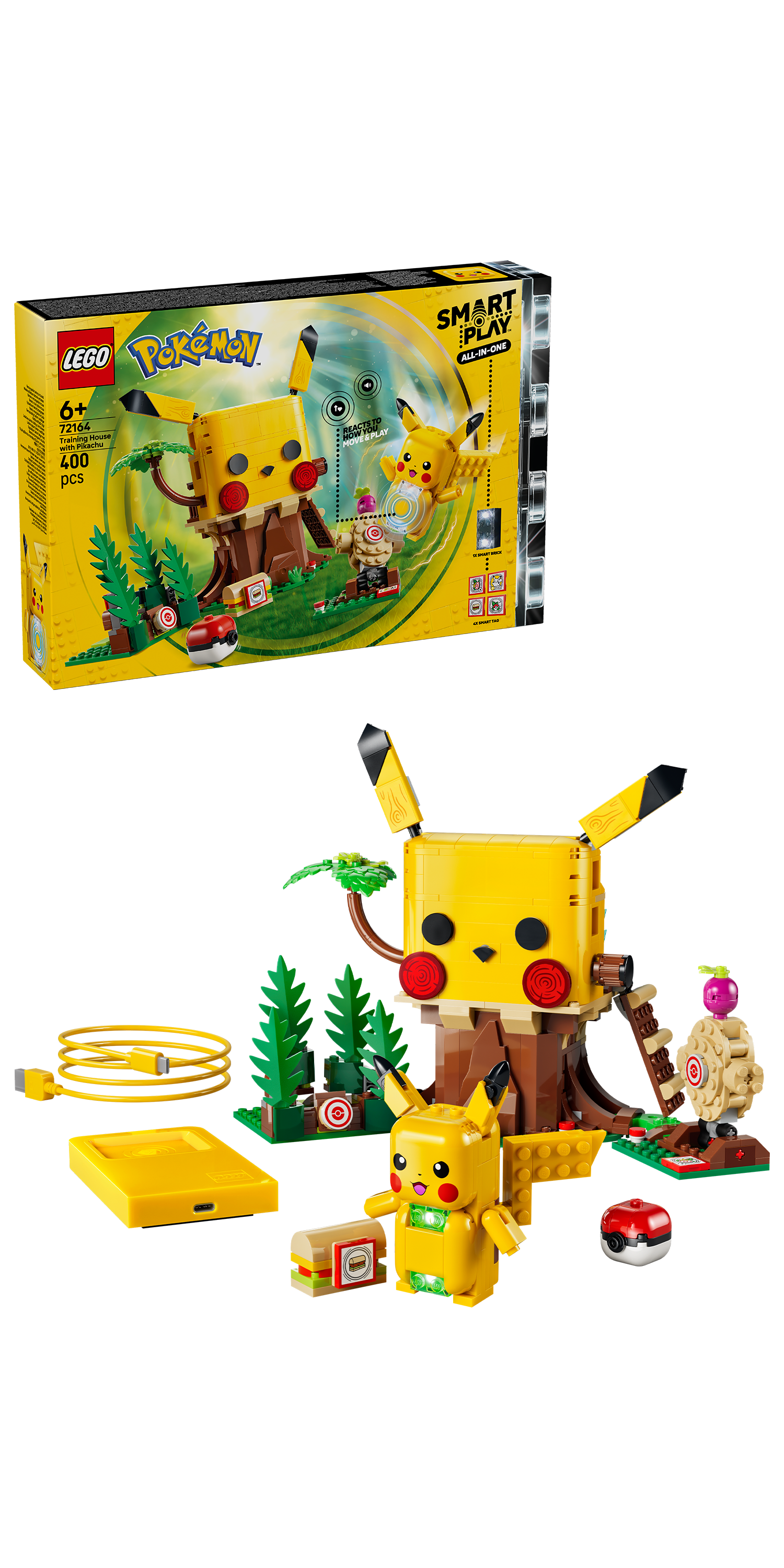 LEGO 72164 Pokémon SMART Play: Training House with Pikachu