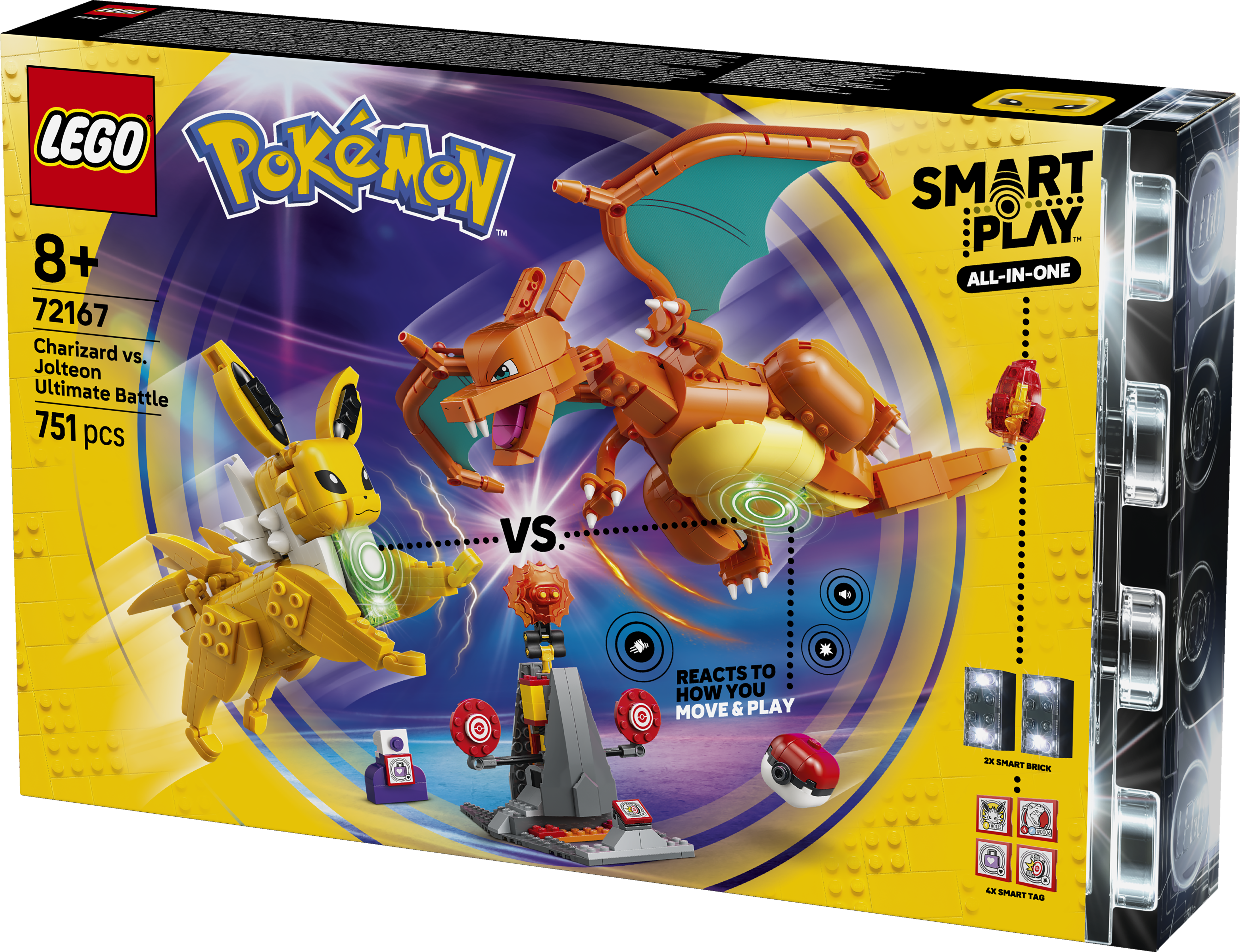 LEGO 72167 Pokémon SMART Play: Charizard vs. Jolteon Ultimate Battle