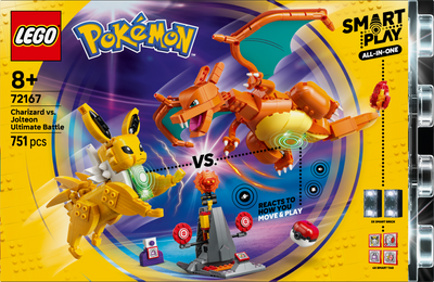 LEGO 72167 Pokémon SMART Play: Charizard vs. Jolteon Ultimate Battle