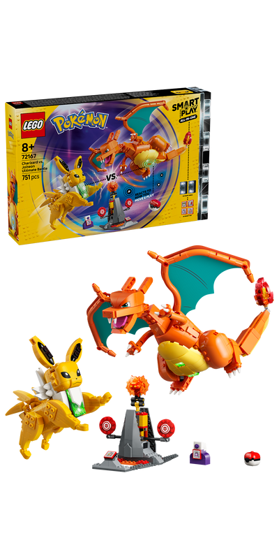 LEGO 72167 Pokémon SMART Play: Charizard vs. Jolteon Ultimate Battle