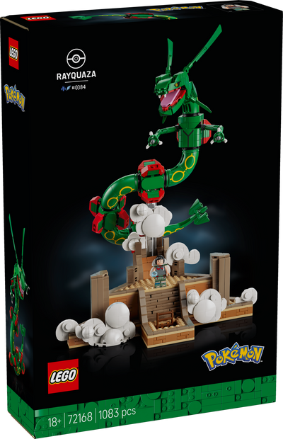 LEGO 72168 Pokémon Rayquaza Decor Figure Building Set
