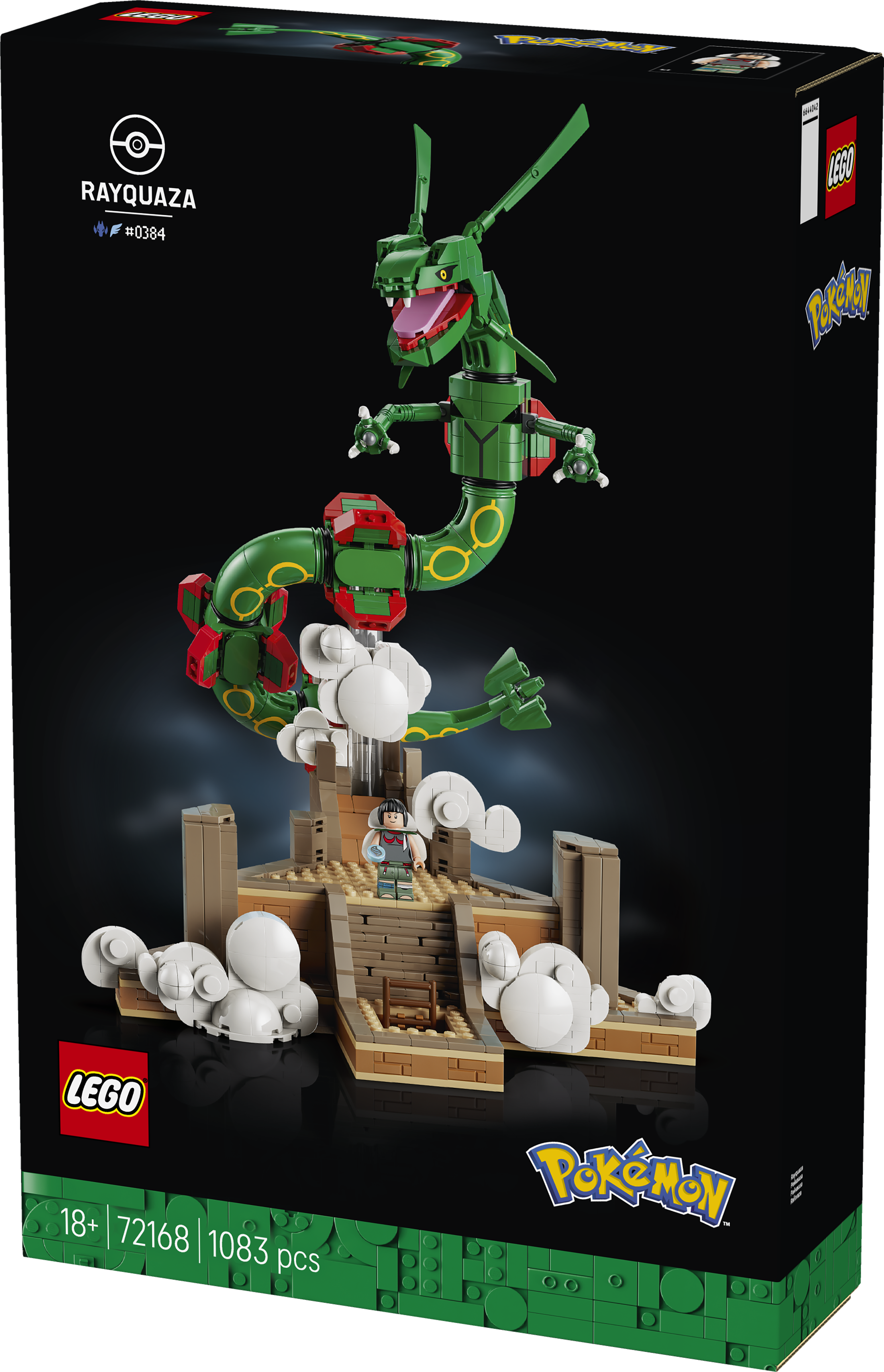 LEGO 72168 Pokémon Rayquaza Decor Figure Building Set