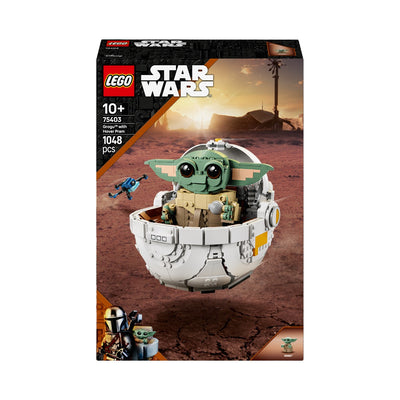 LEGO 75403 Star Wars: The Mandalorian Grogu with Hover Pram Building Toy