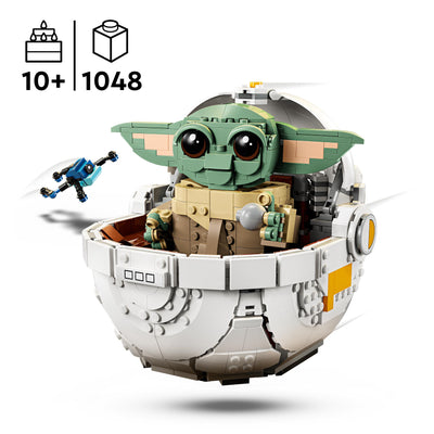 LEGO 75403 Star Wars: The Mandalorian Grogu with Hover Pram Building Toy