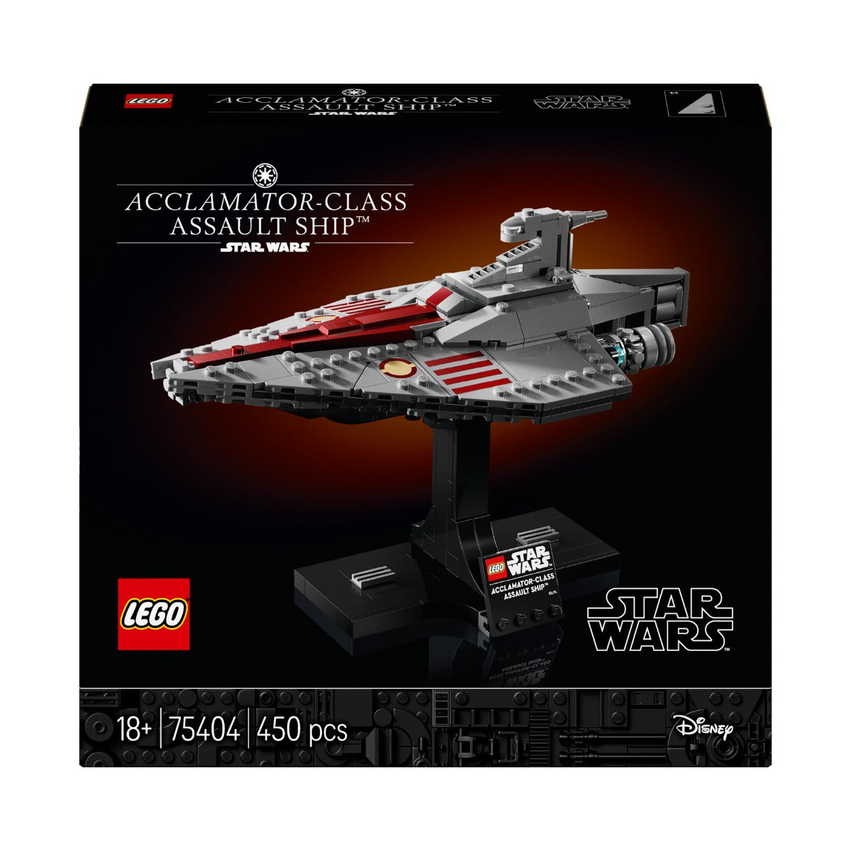 LEGO 75404 Star Wars Acclamator-Class Assault, Ship Attack of the Clones Set