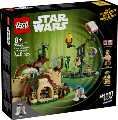 LEGO 75422 SMART Play Yoda's Hut and Jedi Training