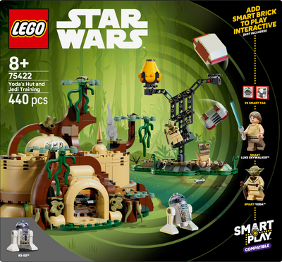 LEGO 75422 SMART Play Yoda's Hut and Jedi Training