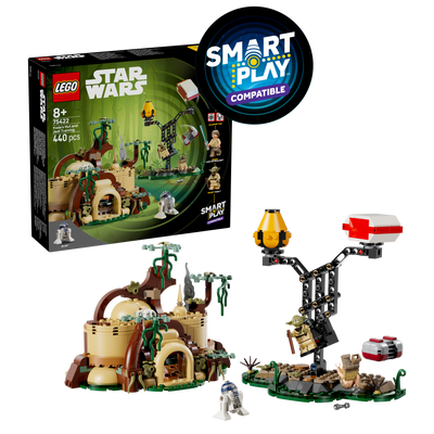 LEGO 75422 SMART Play Yoda's Hut and Jedi Training