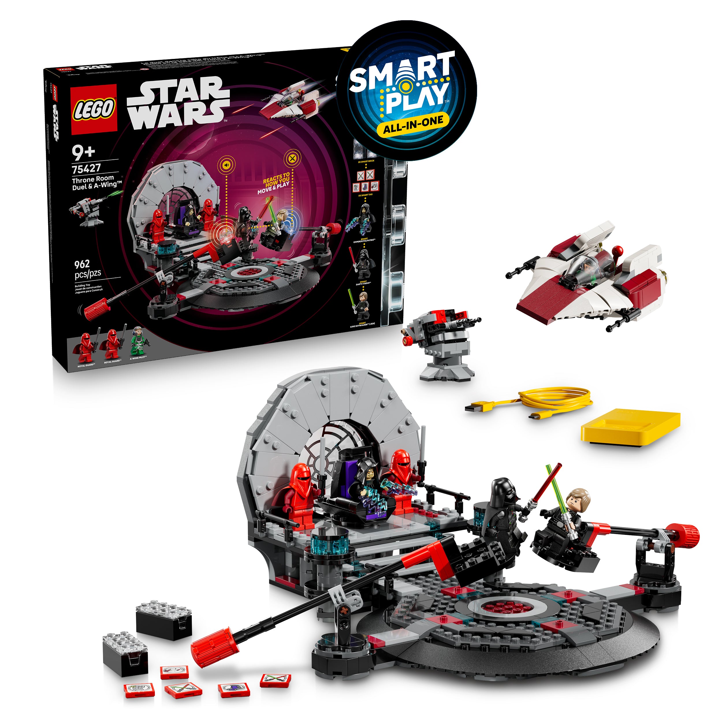 LEGO 75427 SMART Play Throne Room Duel & A-Wing