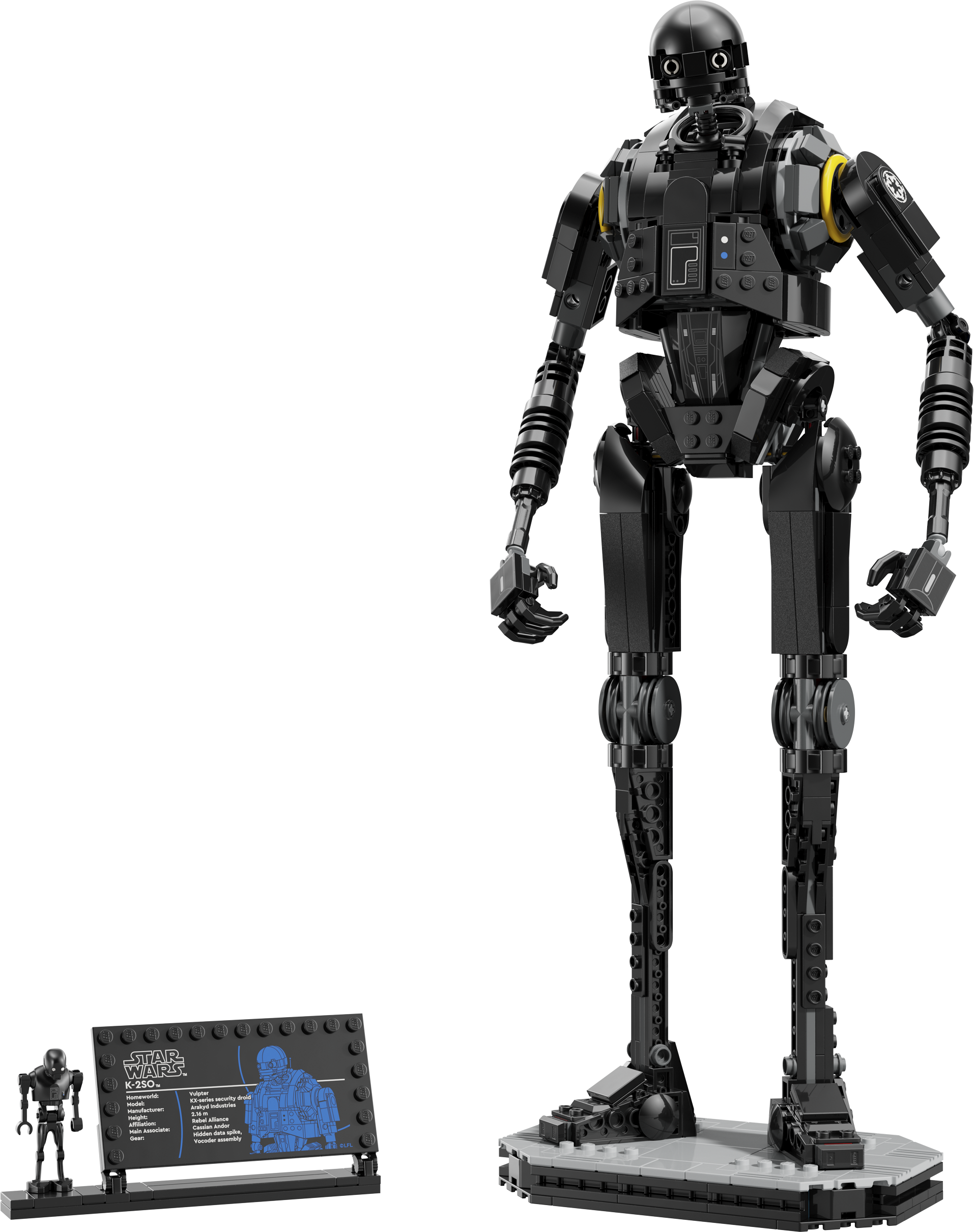 LEGO 75434 Star Wars: Andor K-2SO Security Droid, Fan Gift