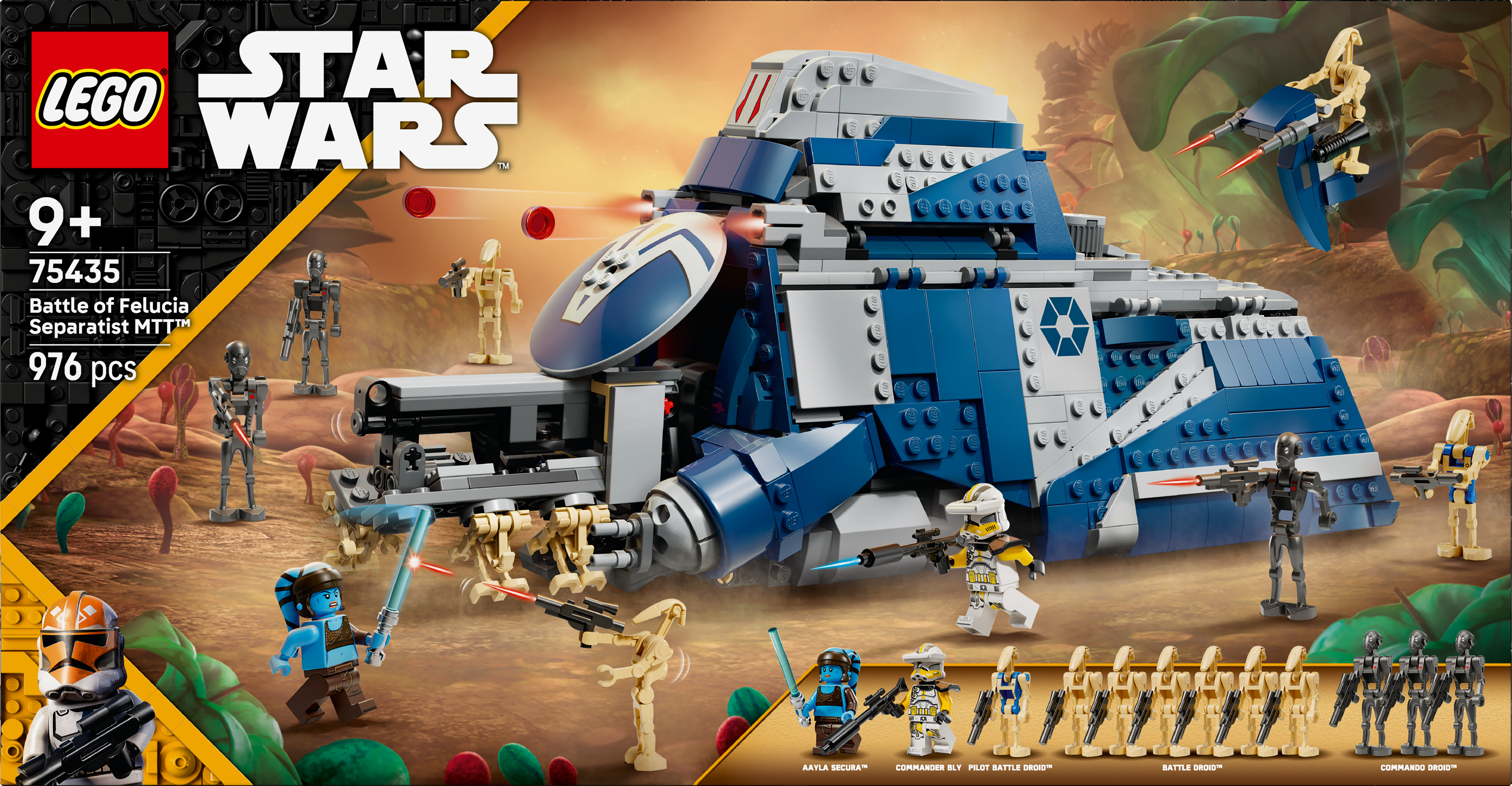 LEGO 75435 Star Wars: The Clone Wars Battle of Felucia Separatist MTT Set