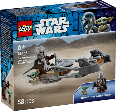 LEGO 75436 Star Wars  The Mandalorian & Grogu's Speeder Bike