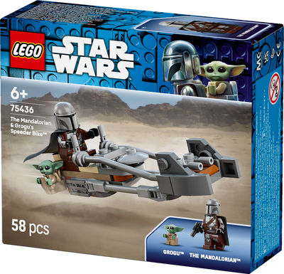 LEGO 75436 Star Wars  The Mandalorian & Grogu's Speeder Bike