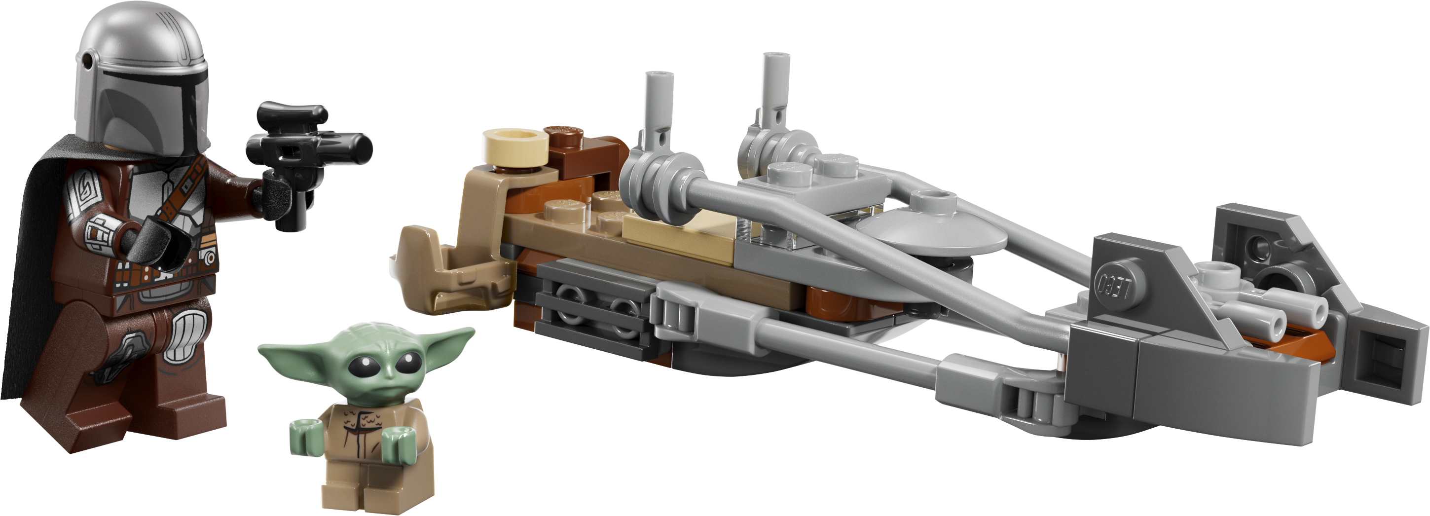 LEGO 75436 Star Wars  The Mandalorian & Grogu's Speeder Bike