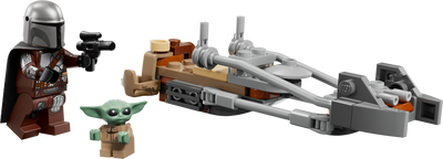 LEGO 75436 Star Wars  The Mandalorian & Grogu's Speeder Bike