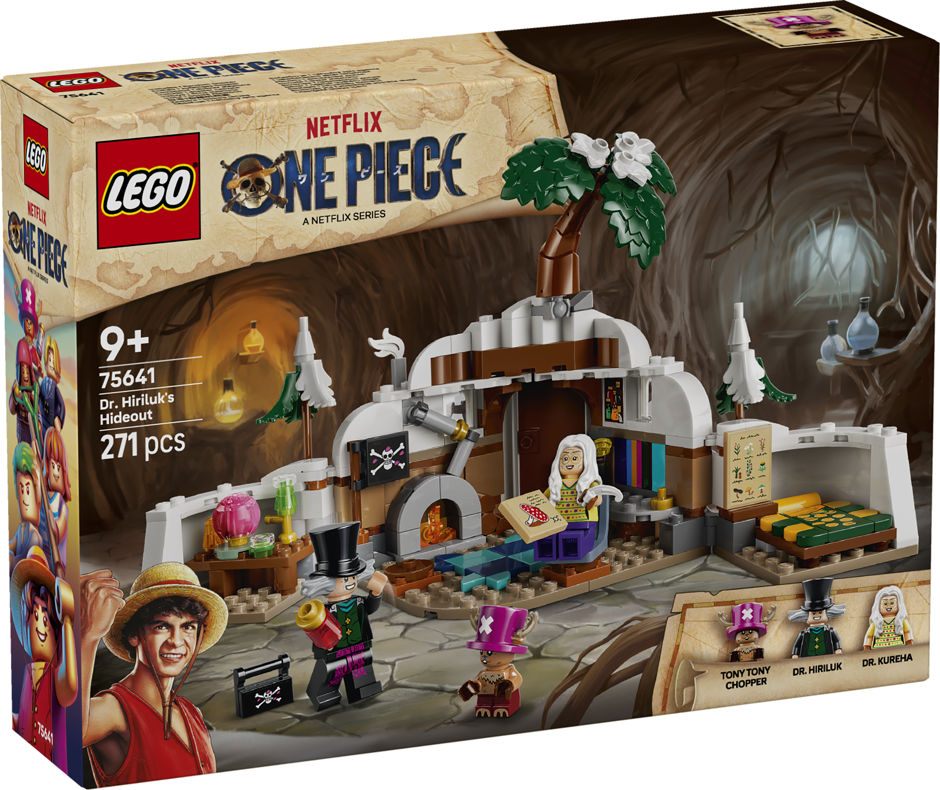 LEGO 75641 ONE PIECE Dr. Hiriluk’s Hideout and Minifigures