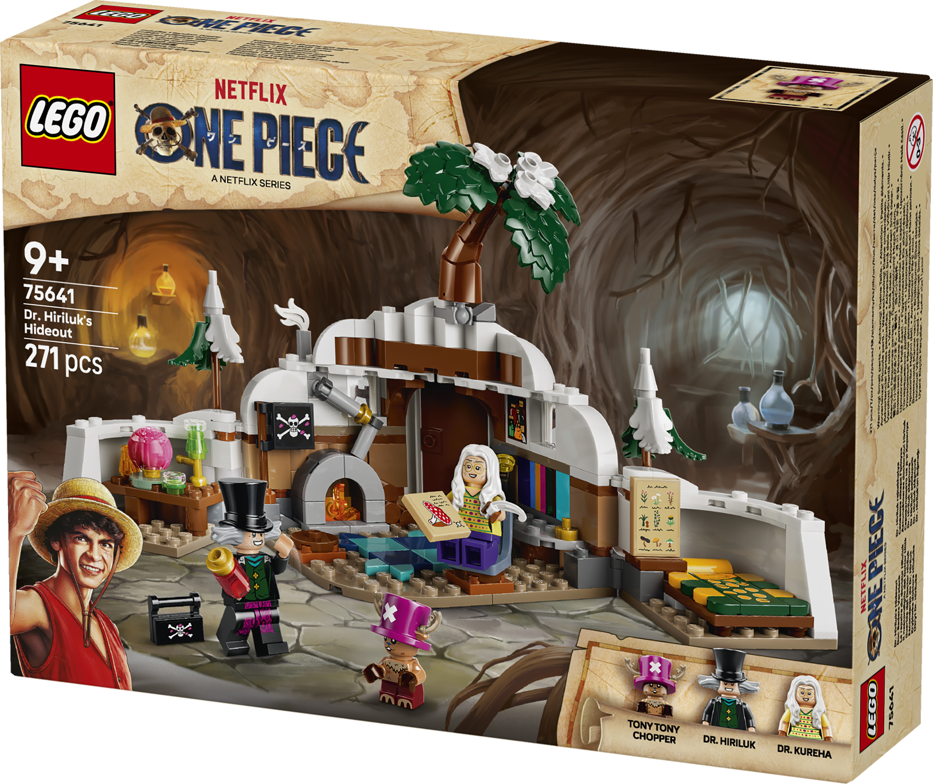 LEGO 75641 ONE PIECE Dr. Hiriluk’s Hideout and Minifigures