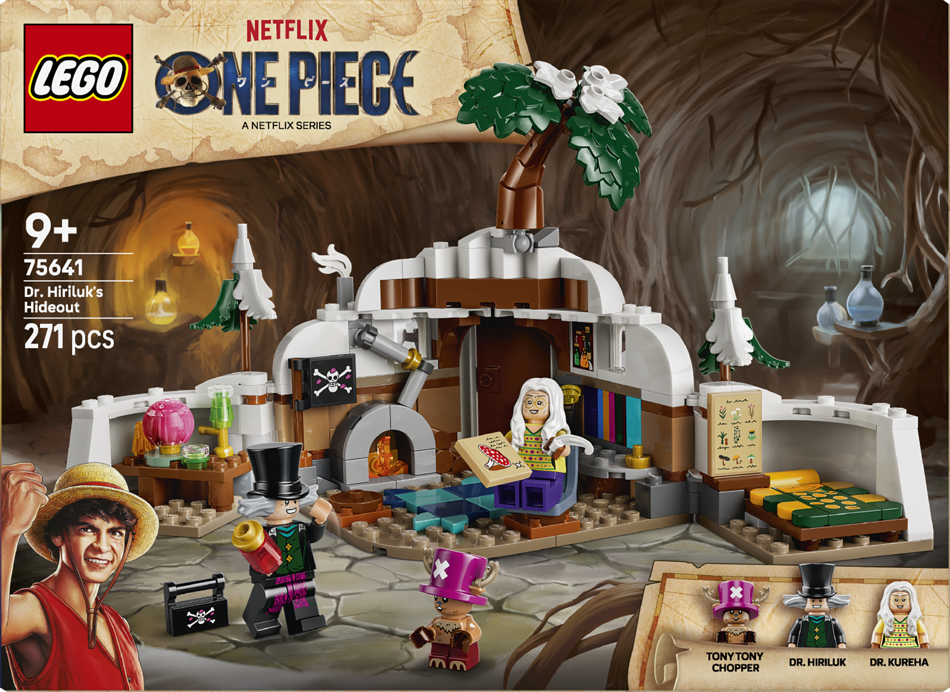 LEGO 75641 ONE PIECE Dr. Hiriluk’s Hideout and Minifigures