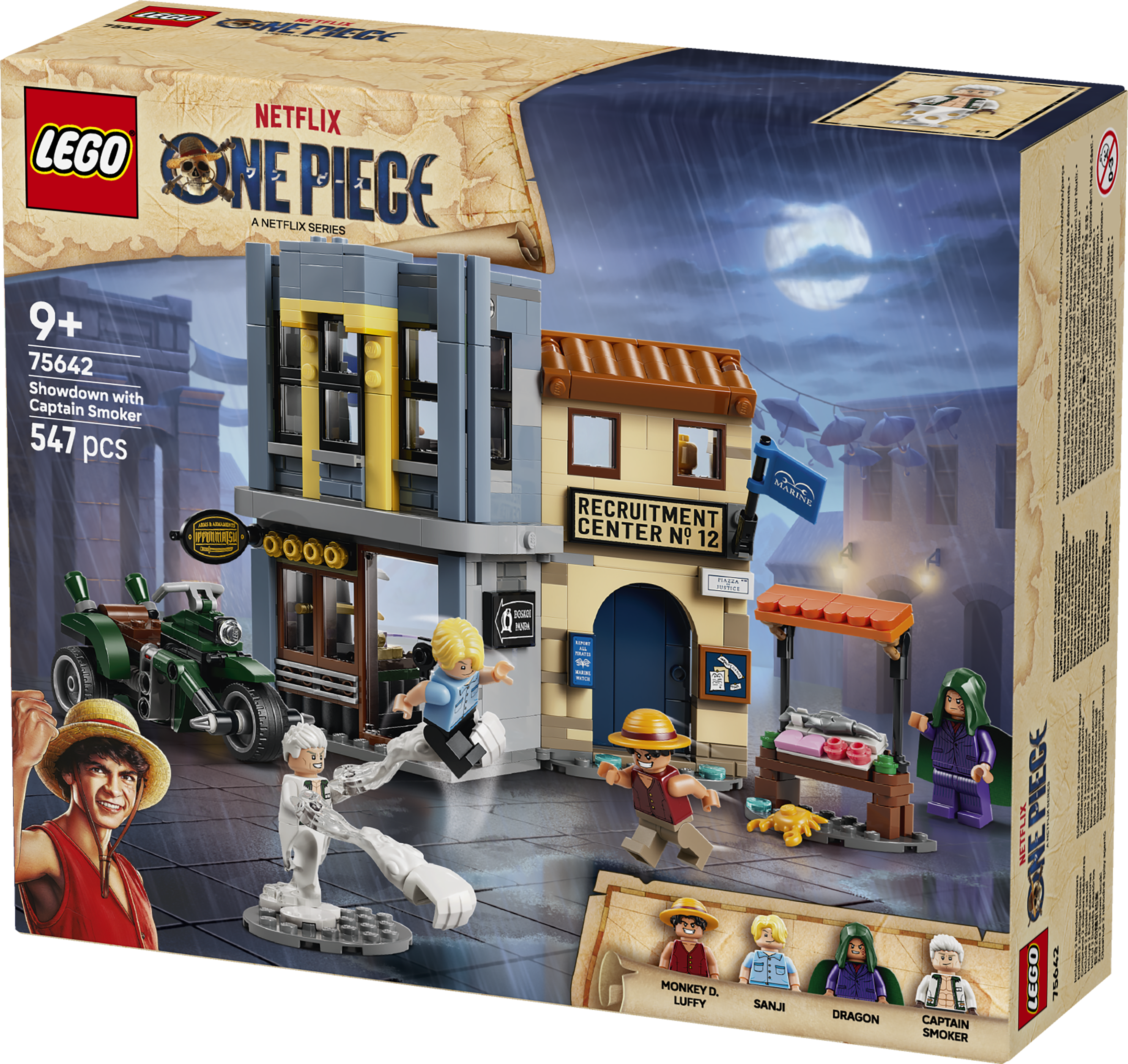 LEGO 75642 ONE PIECE Showdown with Captain Smoker Toy