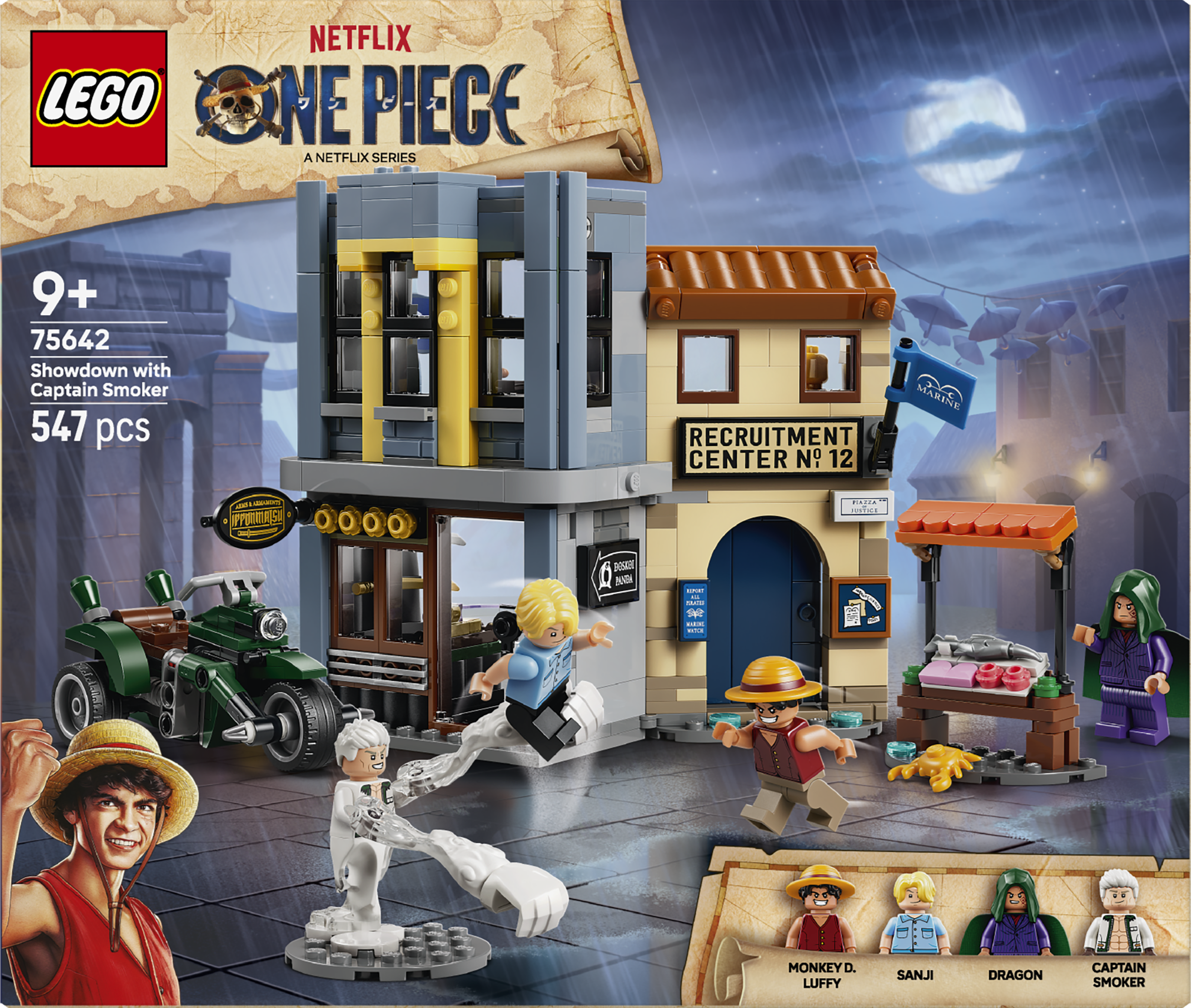 LEGO 75642 ONE PIECE Showdown with Captain Smoker Toy
