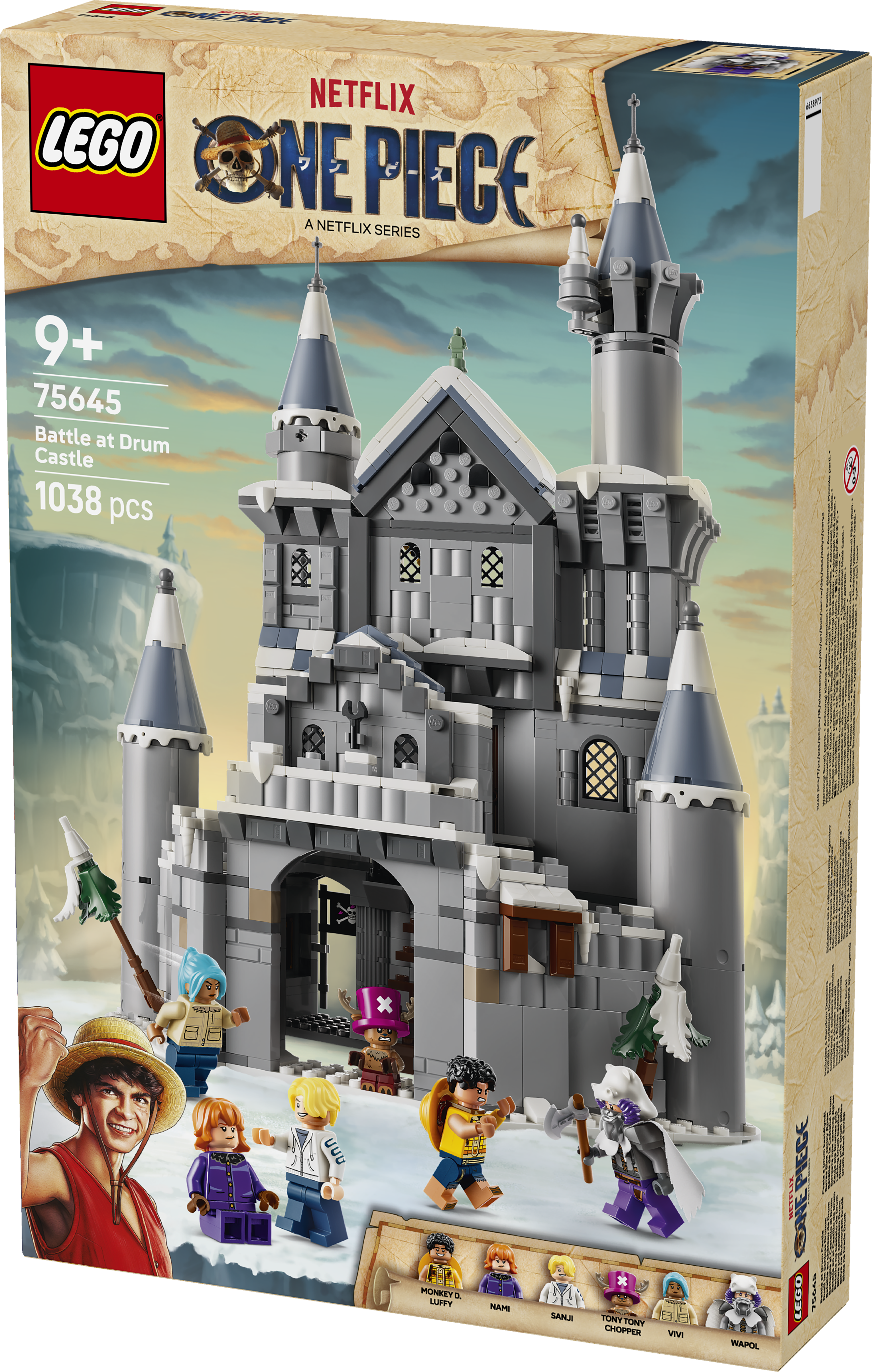 LEGO 75645 ONE PIECE Battle at Drum Castle Pretend Play Toy