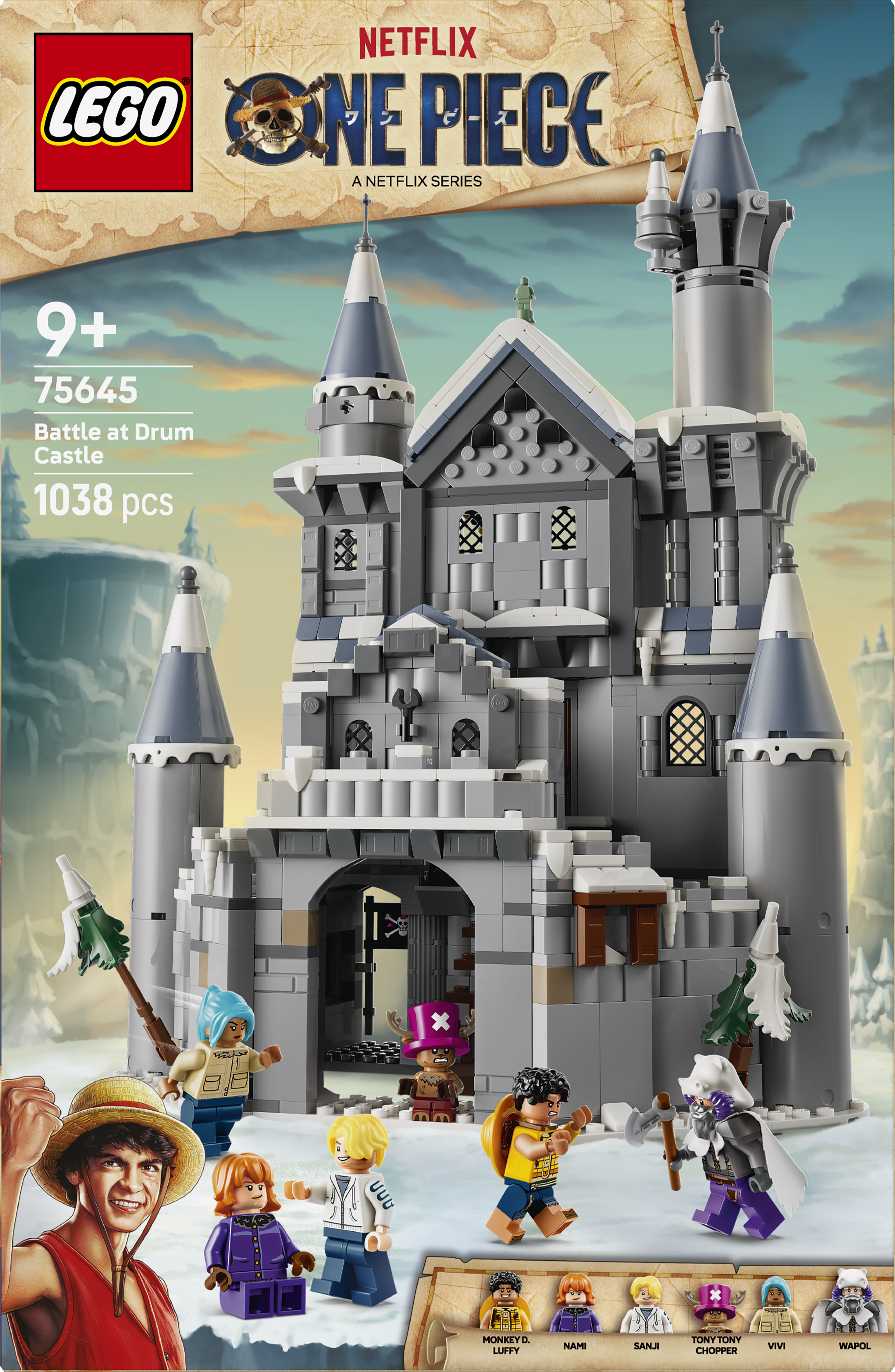 LEGO 75645 ONE PIECE Battle at Drum Castle Pretend Play Toy