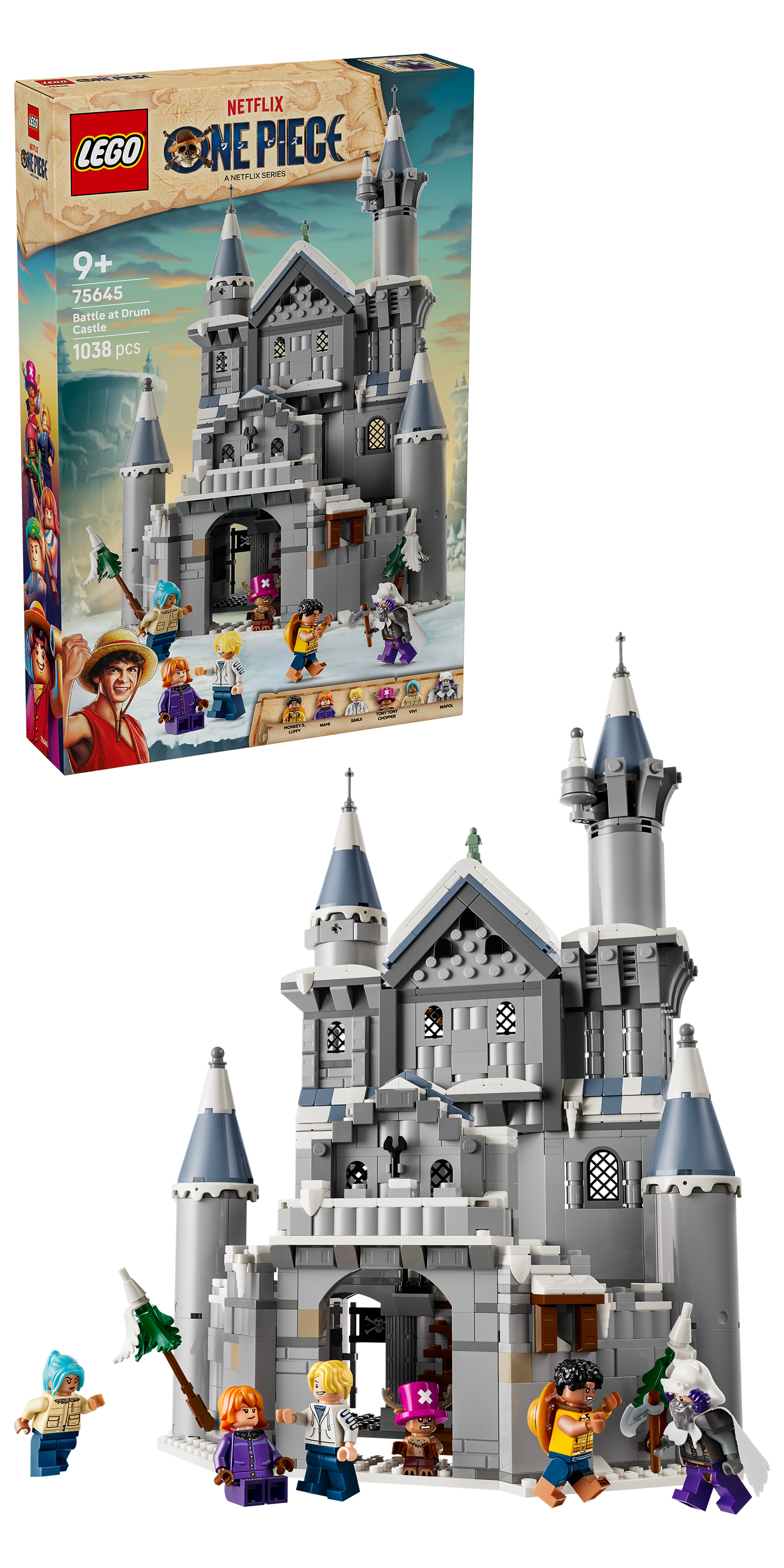 LEGO 75645 ONE PIECE Battle at Drum Castle Pretend Play Toy