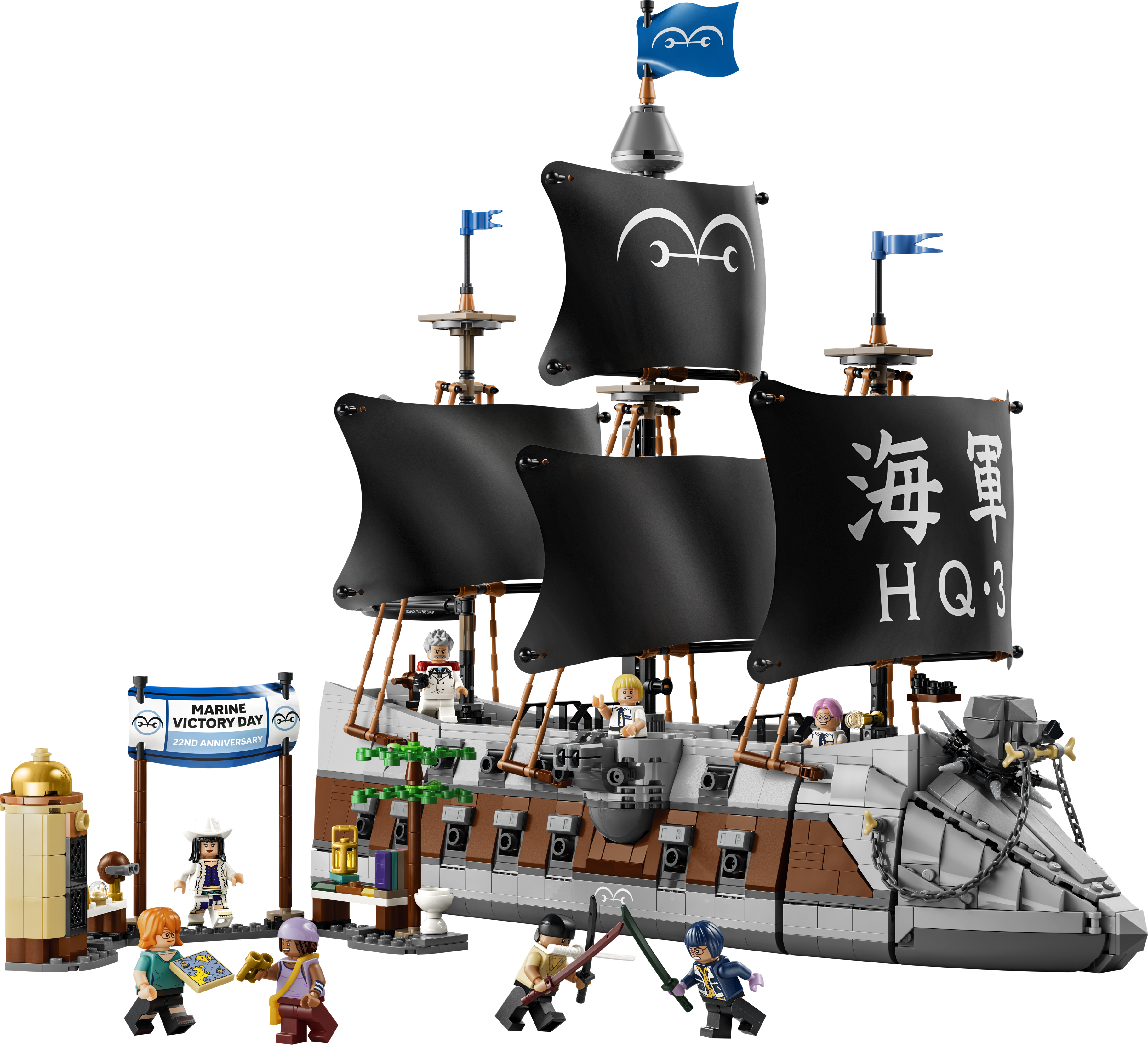 LEGO 75646 ONE PIECE Garp’s Marine Battleship Building Toy
