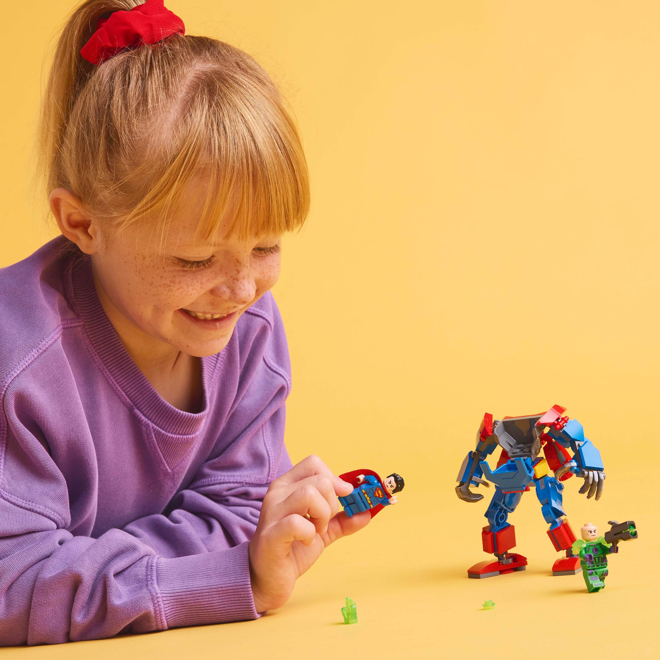 LEGO 76302 DC Superman Mech vs. Lex Luthor Super Hero Toy Figure Set