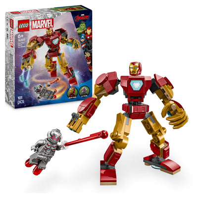 LEGO 76307 Marvel Iron Man Mech vs. Ultron Buildable Super Hero Toy