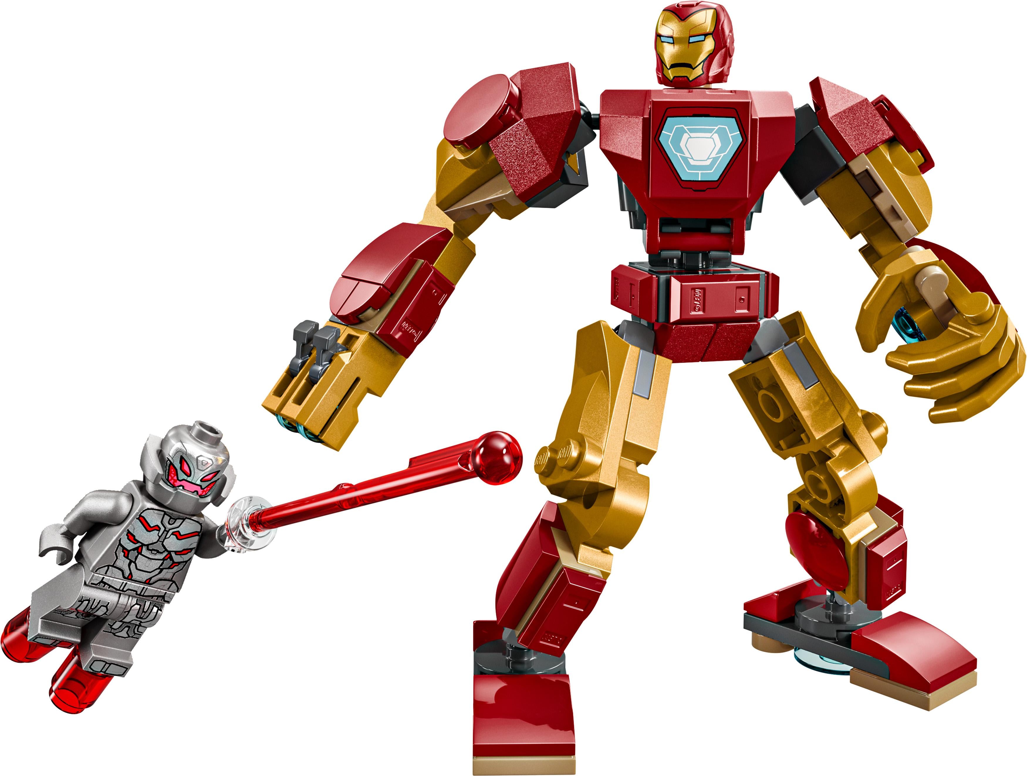 LEGO 76307 Marvel Iron Man Mech vs. Ultron Buildable Super Hero Toy