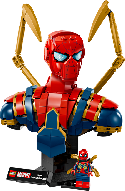 LEGO 76326 Marvel Iron Spider-Man Bust Collectible Adult Building Set