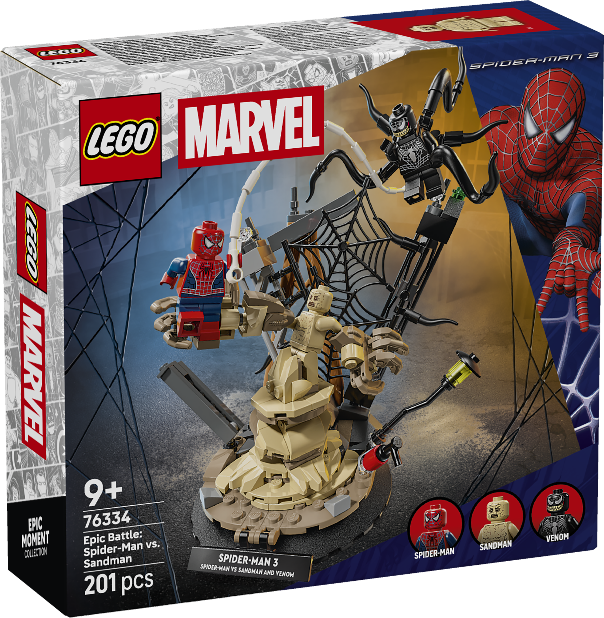 LEGO 76334 Super Heroes Epic Battle SpiderMan vs. Sandman