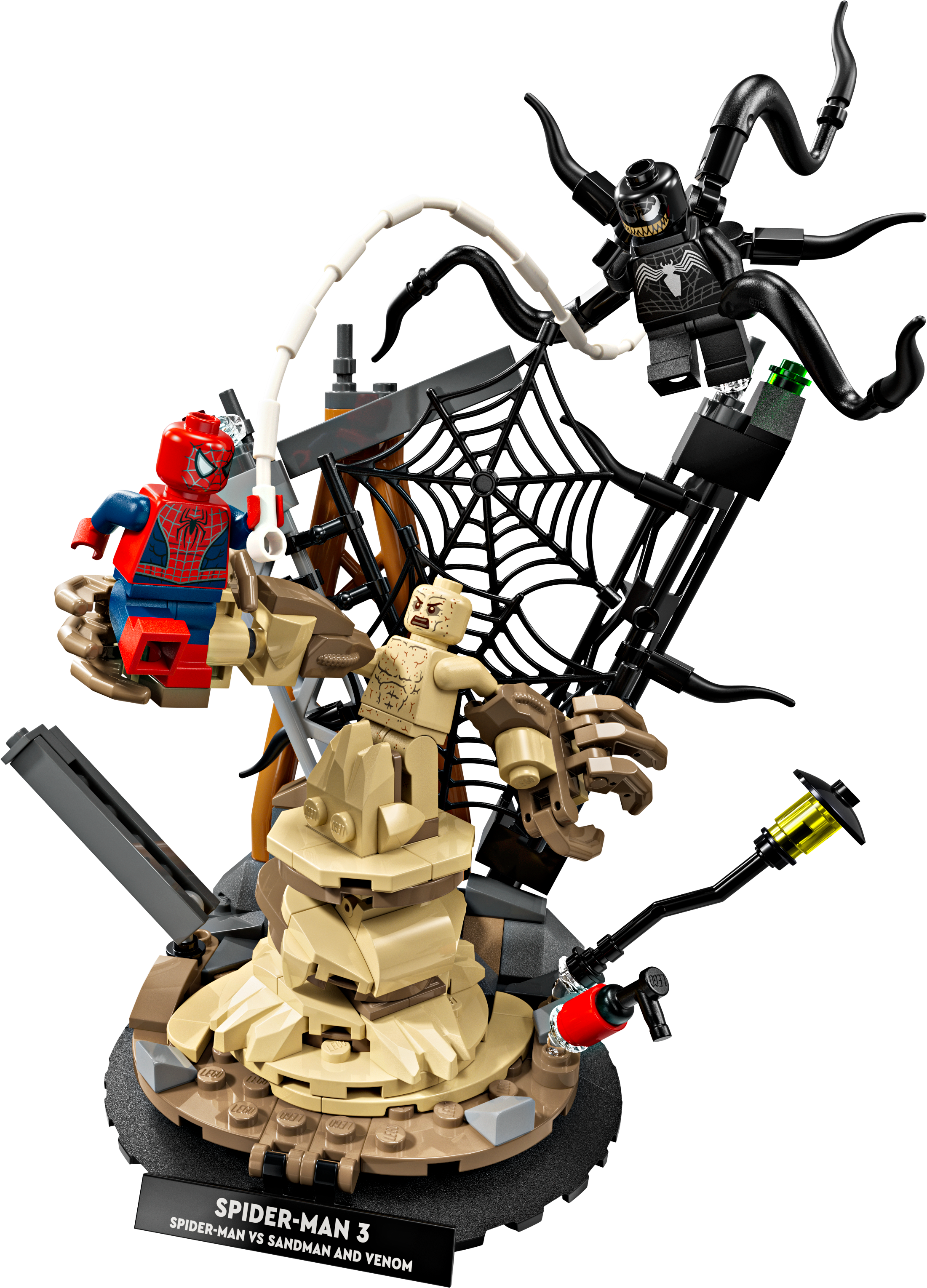LEGO 76334 Super Heroes Epic Battle SpiderMan vs. Sandman
