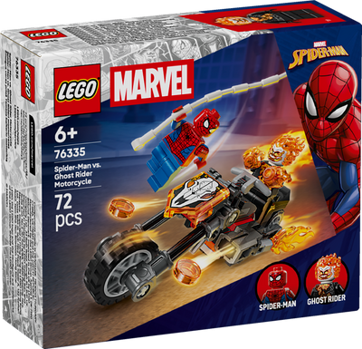 LEGO 76335 Super Heroes SpiderMan vs. Ghost Rider Motorcycle