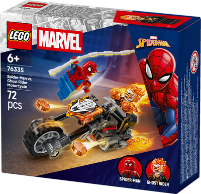LEGO 76335 Super Heroes SpiderMan vs. Ghost Rider Motorcycle