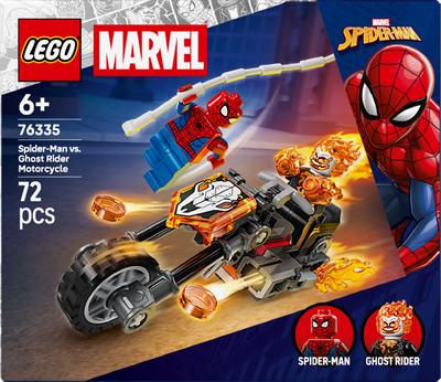 LEGO 76335 Super Heroes SpiderMan vs. Ghost Rider Motorcycle