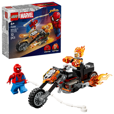 LEGO 76335 Super Heroes SpiderMan vs. Ghost Rider Motorcycle