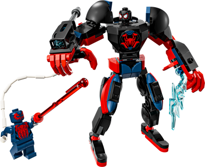 LEGO 76337 Super Heroes Miles Morales Mech vs. SpiderMan 2099