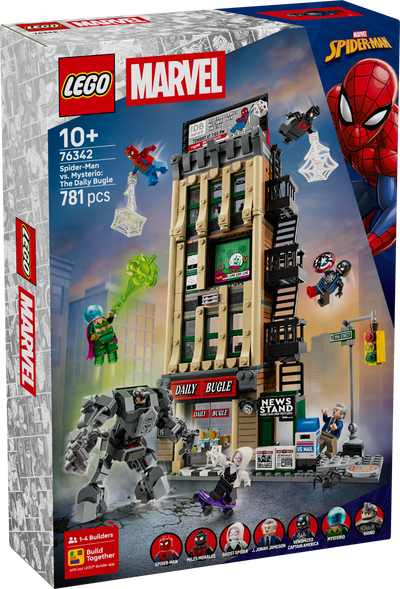 LEGO 76342 Super Heroes SpiderMan vs. Mysterio The Daily Bugle
