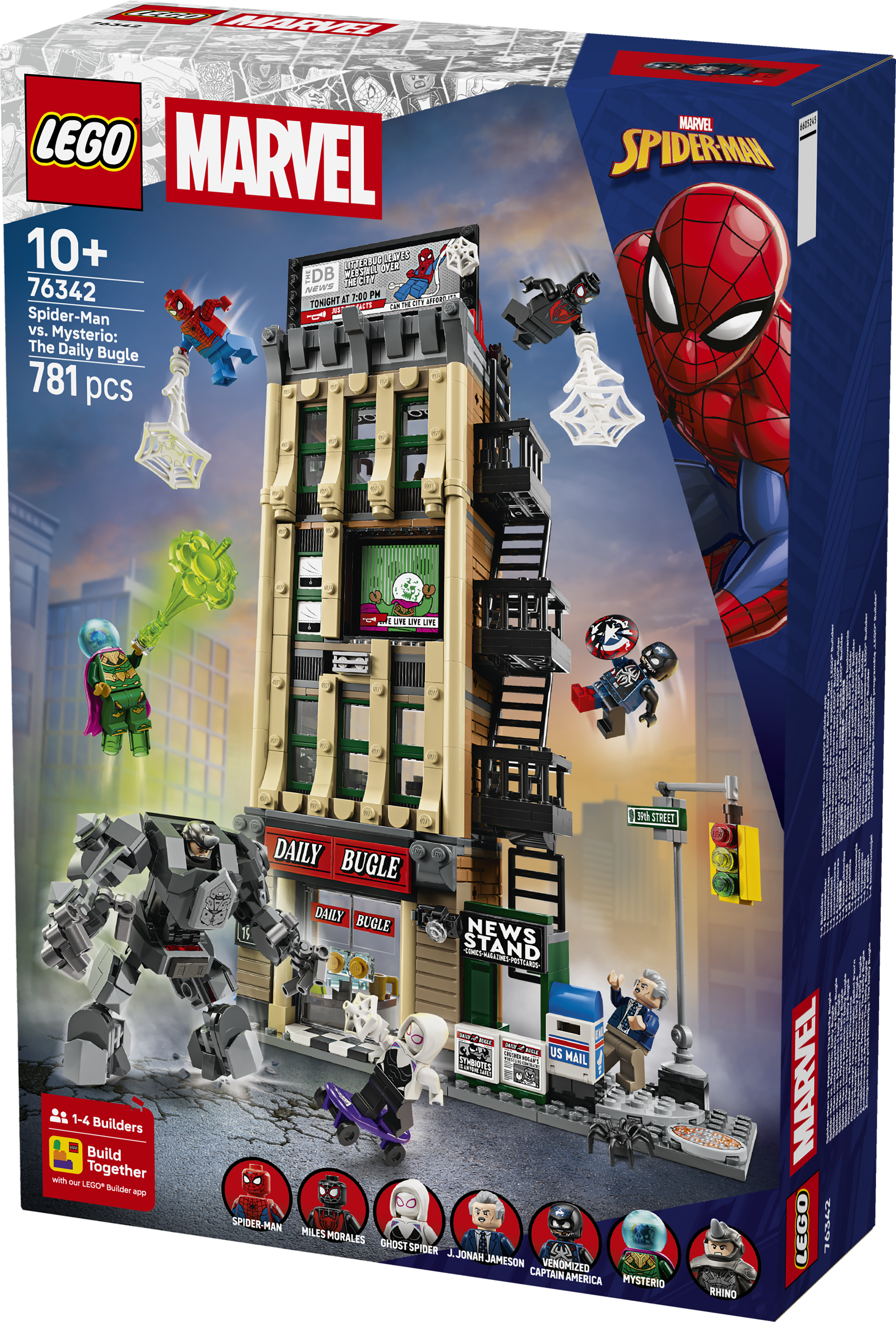 LEGO 76342 Super Heroes SpiderMan vs. Mysterio The Daily Bugle